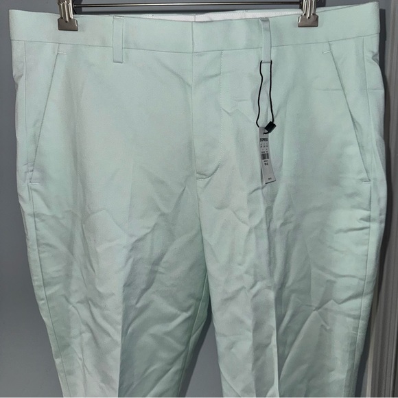Express Men’s Mint Green Slim Dress Pants Size 31x30 NWT! - Picture 3 of 7